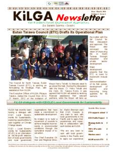KiLGA Newsletter  Date: March, 2013 Volume 3: Issue 1  The Kiribati Local Government Association