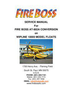 Fire Boss Service Manual