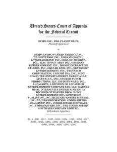 United States Court of Appeals for the Federal Circuit ______________________ MCRO, INC., DBA PLANET BLUE, Plaintiff-Appellant