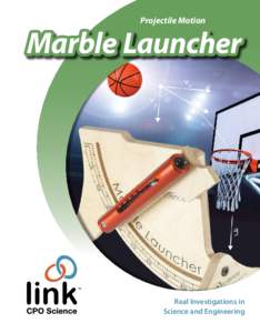 Projectile Motion  Marble Launcher vy
