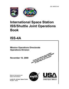 JSC4A  International Space Station ISS/Shuttle Joint Operations Book ISS-4A