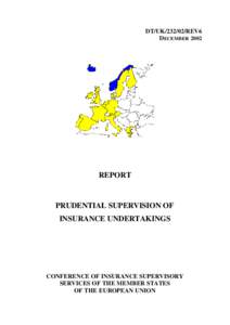 DT/UK[removed]REV6 DECEMBER 2002 REPORT  PRUDENTIAL SUPERVISION OF