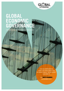 GLOBAL ECONOMIC GOVERNANCE OM G20 OCH DE NORDISKA LÄNDERNA  OM DE FÖRÄNDRADE