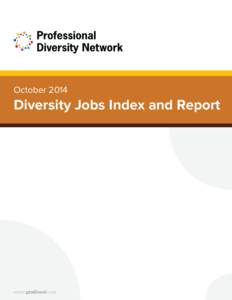 OctoberDiversity Jobs Index and Report www.prodivnet.com