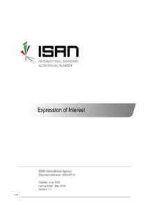 Microsoft Word - isan_expression_of_interest.doc