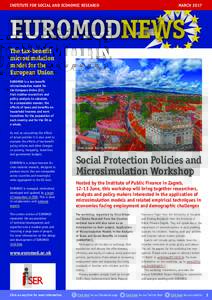 INSTITUTE FOR SOCIAL AND ECONOMIC RESEARCH	  MARCH 2017 EUROMODNEWS The tax-benefit
