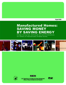 Manufactured Homes: Saving Money By Saving Energy