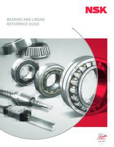 BEARING AND LINEAR REFERENCE GUIDE Single Row Deep Groove Ball Bearings  Nomenclature