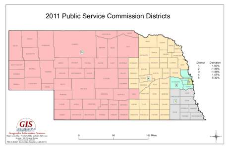 2011 Public Service Commission Districts BOYD KEYA PAHA DAWES SHERIDAN
