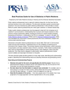 Microsoft Word - Best Practices Guide for Use of Statistics in Public Relations_FINAL.doc