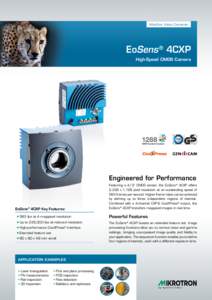 Machine Vision Cameras  EoSens ® 4CXP High-Speed CMOS Camera  Engineered for Performance
