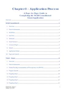 NCLB Toolkit - Chapter 3 – Application Process