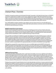 TradeTech-UraniumPricesOverview.pdf