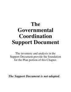 Microsoft Word - Governmental Coordination Chapter.doc