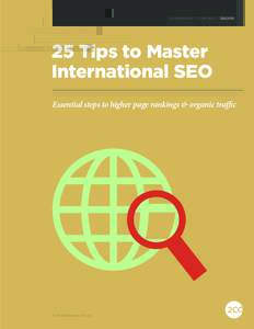 2CHECKOUT / CONTENT / EBOOK  25 Tips to Master International SEO Essential steps to higher page rankings & organic traffic