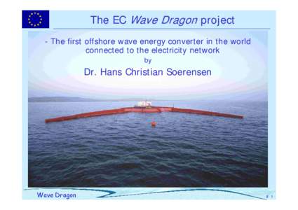 The EC Wave Dragon Projec