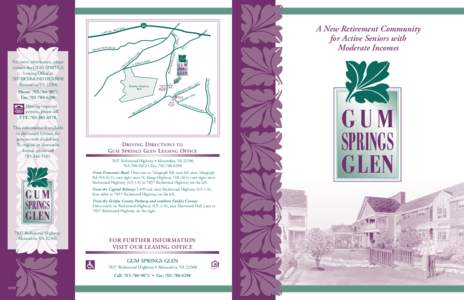 Gum Springs Glen Brochure