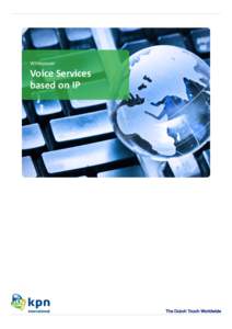 Whitepaper  Voice Services based on IP  Whitepaper Voice Services based on IP | 