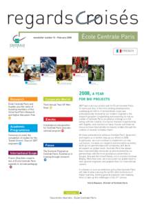 regards roisés École Centrale Paris newsletter number 14 - February[removed]FRENCH