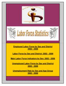 Employed Labor Force by Sex and DistrictLabor Force by Sex and District: Main Labor Force Indicators by Sex: Unemployed Labor Force by Sex and District