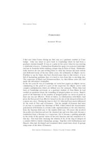 3  Documenta Math. Foreword Andrew Wiles