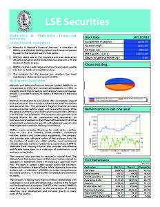 LSE Securities Mahindra & Mahindra Services