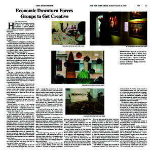 ARTS | WESTCHESTER  THE NEW YORK TIMES, SUNDAY JULY 26, 2009 WE