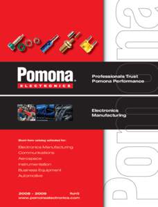 Professionals Trust Pomona Performance Electronics Manufacturing