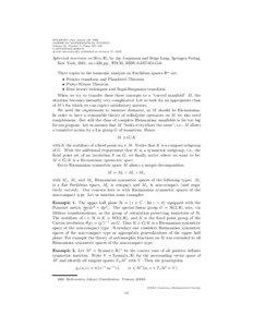 BULLETIN (New Series) OF THE AMERICAN MATHEMATICAL SOCIETY Volume 40, Number 1, Pages 137–142