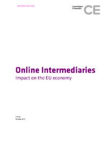 Economy / Supply chain management / Business / Internet intermediary / E-commerce / Export / Intermediary / Electronic Commerce Directive / Open innovation intermediary / Financial intermediary