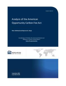 Analysis of the American Opportunity Carbon Fee Act