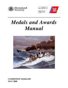 Medals and Awards Manual