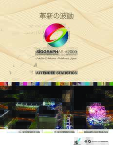 THE 2ND ACM SIGGRAPH CONFERENCE AND EXHIBITION IN ASIA  ATTENDEE STATISTICS ATTENDEE STATISTICS