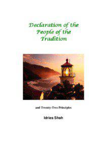 Declaration of the People of the Tradition