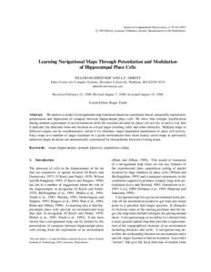 P1: nrm/sjj/klk  P2: sjjP1: nrm/sjj/klk Journal of Computational Neuroscience