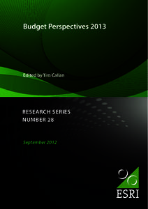 Budget Perspectives[removed]Edited by Tim Callan RESEARCH SERIES NUMBER 28