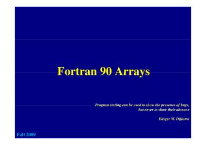 Microsoft PowerPoint - F90-Array [Compatibility Mode]