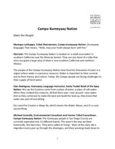 Microsoft Word - Campo Kumeyaay Nation Meet the People.doc