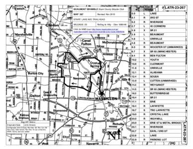LATRBEAUMONT BRAMBLE Stark County Bicycle Club MAP 267  Revised Nov 2010
