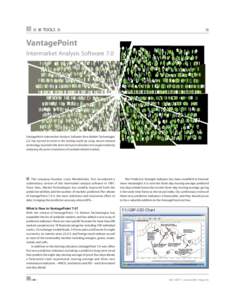 TOOLS  VantagePoint Intermarket Analysis Software 7.0  VantagePoint Intermarket Analysis Software from Market Technologies