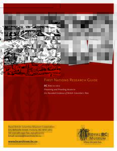 Aboriginal peoples in Canada / British Columbia Archives / Royal British Columbia Museum / Indian reserve / McKennaMcBride Royal Commission / Indigenous and Northern Affairs Canada / British Columbia / Indian Act / First Nations / New Westminster / Minister of Indigenous and Northern Affairs / Canadian Indian residential school system