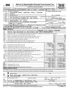 Form  990 Department of the Treasury Internal Revenue Service