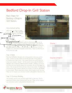 Bedford Drop-In Grill Station Basic Steps for Building a Drop-In Grill Station. Add a backyard grilling area with our easy to install