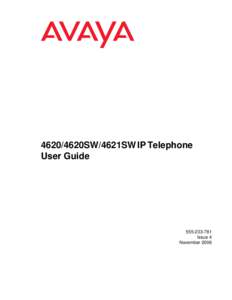 4620/4620SW/4621SW IP Telephone User Guide