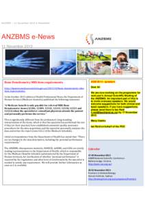 ANZBMS – 11 November 2013 e-Newsletter  ANZBMS e-News 11 November[removed]ASBMR Young Investigator Award