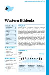 ©Lonely Planet Publications Pty Ltd  Western Ethiopia Why Go? Gefersa ReservoirAddis Alem ................... 198