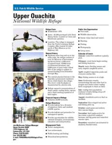 U.S. Fish & Wildlife Service  Upper Ouachita National Wildlife Refuge Refuge Facts