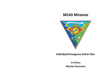 MCAS Miramar  Individual Emergency Action Plan S-3 Plans Mission Assurance