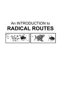 An INTRODUCTION to  RADICAL ROUTES 1