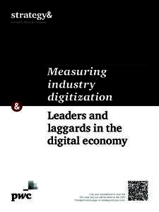 Measuring industry digitization Leaders and laggards in the digital economy